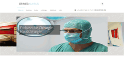 Desktop Screenshot of dr-kuhfuss.de